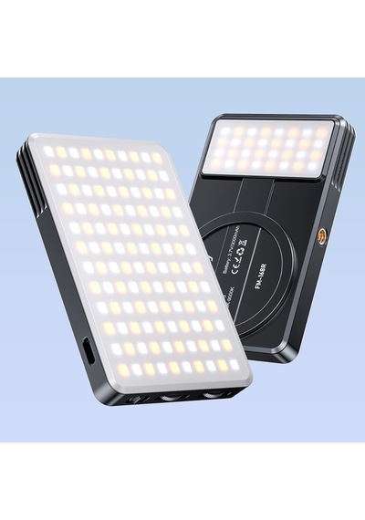 Jmary Fm-168r Magnetik Dolgu Led Telefon Aydınlatma Işığı Siyah