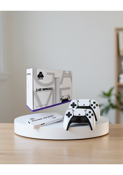 Oyun Konsolu 2.4 Ghz 4k Ultra Hd Çift Konsollu Game Stick