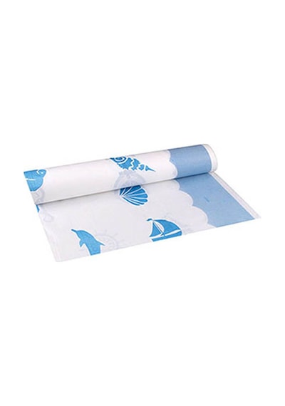 Roll-up Rulo Kağıt Masa Örtüsü Marin Desenli 100 X 150cm 16 Yaprak Çok Renkli