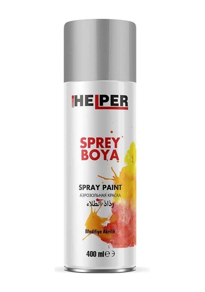 Helper Sprey Boya Ral-9006 Metalik Gri 400 ML