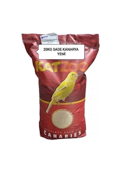 Katzoo Özel Elenmiş Sade Kanarya Yemi 20 KG