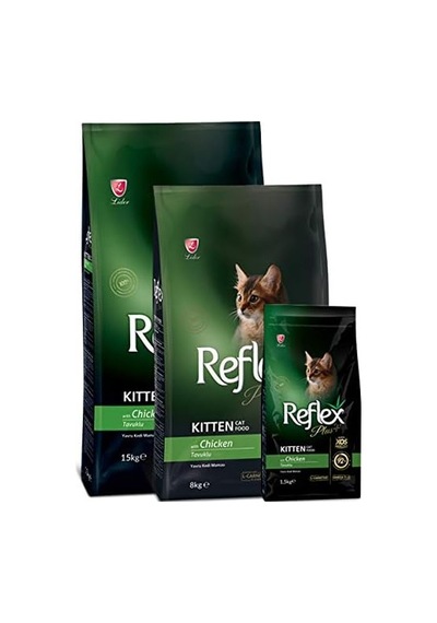Plus Tavuk Etli Yavru Kedi Maması 1.5 Kg 2 Paketi