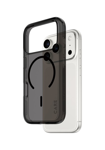 Care By Panzerglass Flagship Apple Uyumlu iPhone 17 Pro Urban Explorer Smokey Siyah Magsafe Kılıf