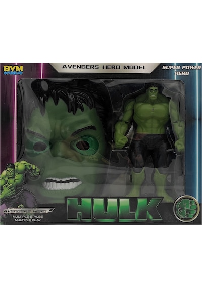 Prestij Bvm Oyuncak Hulk Figür Ve Maske Oyun Seti Fab.8525