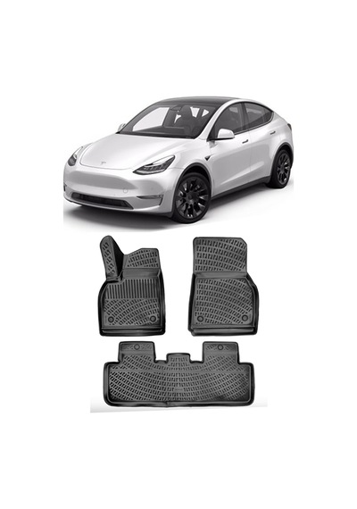 Tesla Model Y 2019-2024 Btm 3d Havuzlu Paspas