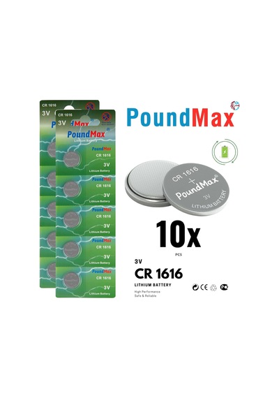 10 Adet 1616 Cr1616 Dl1616 3v Lityum Madeni Para Pil