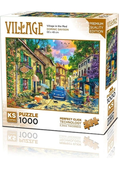 20820 Puzzle 1000 Village İn The Med