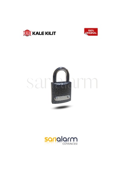 Kale Gri Asma Kilit 25mm Küçük Boy