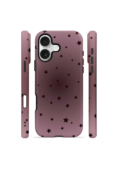 Velvoria Valestra Rose Star Dust Apple Apple iPhone Uyumlu 16 Plus Darbe Korumalı Kılıf Valestra Select - Rose Star Dust