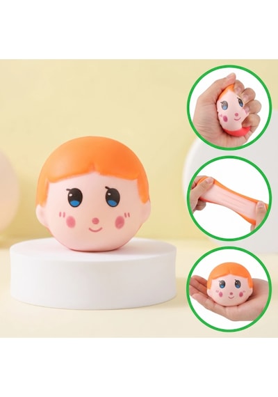 Kırmızı Başlıklı Kız Squishy Stres Oyuncağı 1 Adet Yumuşak Sıkılabilir Figür Bx-316718