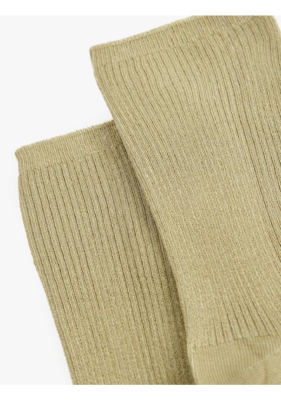 Koton Viskon Soket Bambu Çorap Yeşil 6sak80518aa Yeşil