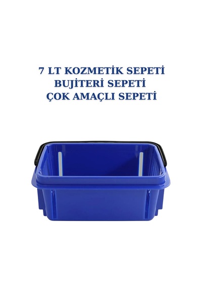5 adet 7 Litre Kozmetik Sepeti Bijuteri Sepeti Kırtasiye Sepeti M