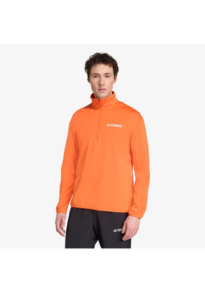 Adidas Terrex Multi Climawarm Half Zip Tech Üst Erkek Turuncu Yürüyüş Polar Jm0144