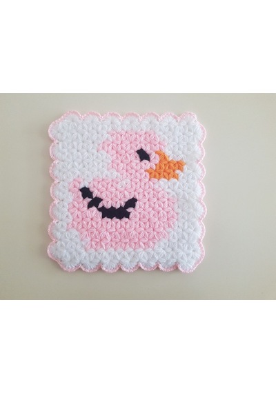 Banyo Bebek El Örmesi Çirkin Ördek Desenli