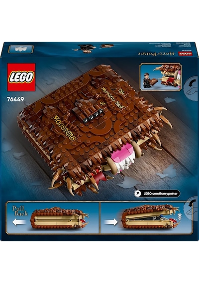 LEGO® Harry Potter™ Isıran Canavar Kitap 76449 - 9 Yaş ve Üzeri Çocuklar için Yaratıcı Oyuncak Yapım Seti (518 Parça)