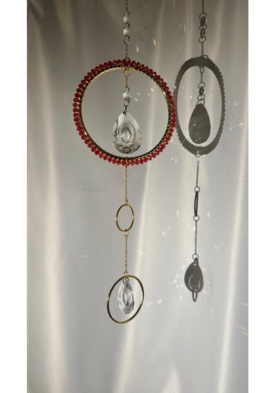 Lumiere Kristal Güneş Yakalayıcı , Kristal Dekor Kristal Obje Hediye , Crystal Suncatcher Tek Parça