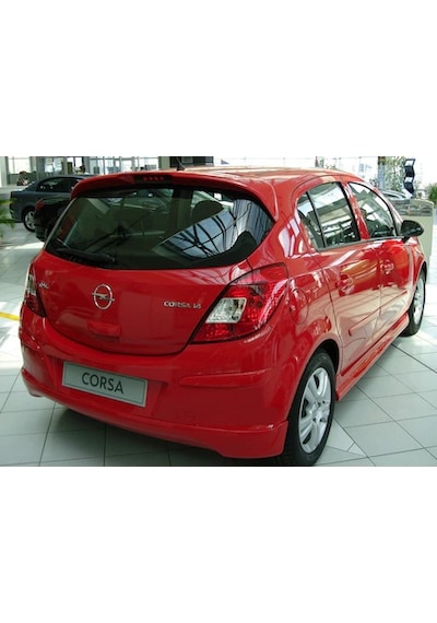 Opel Corsa D Spoiler 4 Kapı Fiber Astarlı