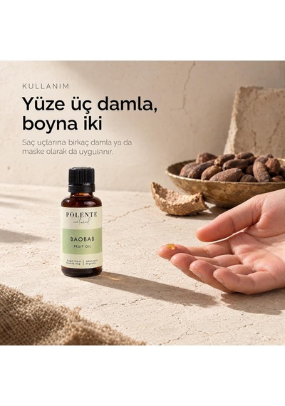 Baobab Yağı,%100 Saf Ve Doğal, Soğuk Sıkım, 30 Ml Diğer