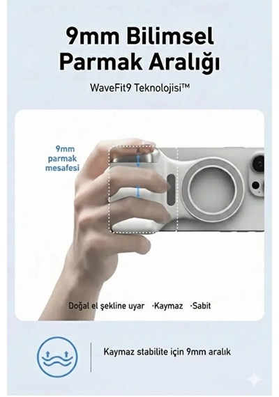 Magicool Magsafe Selfie Çubuğu Kamera Kolu Profesyonel Çekim Zoom