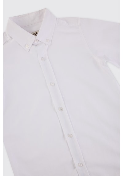 Erkek Çocuk Basic Beyaz Oxford Gömlek 7274476