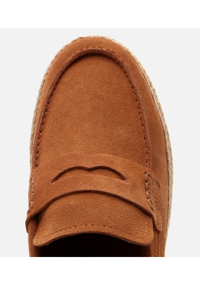 Hotiç Erkek Süet Deri Taba Hasır Detaylı Espadril 02ayh305520a370 Taba