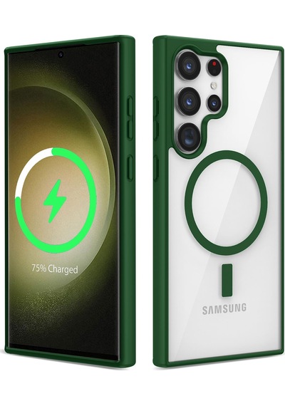 Galaxy S22 Ultra Kılıf Magsafe Wireless Şarj Özellikli Silikon Zore Ege Kılıf