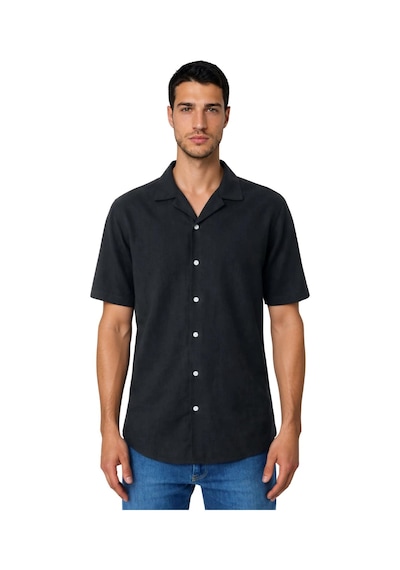 Arma Ar-ma Erkek Keten Gömlek Basic Baskisiz Düğme Kapamali Cepsiz Kisa Kollu Gömlek Dokuma Kumaş Regular Fit %60 Pamuk %40 Keten Y31485118202 Siyah-s1 Arma Ar-ma Erkek Keten Gömlek Basic Baskisiz Düğme Kapamali Cepsiz Kisa Kollu Gömlek Dokuma Kumaş Regular Fit %60 Pamuk %40 Keten Y31485118202 Siyah-s1