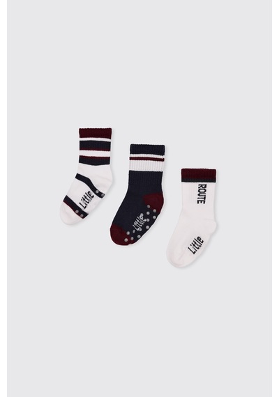 Panço Erkek Bebek İndigo Soket Çorap 2622bb11004 Mavi