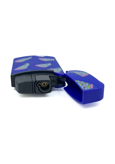 Zengaz Cool Tasarım Jet Alev Çakmak - Blue Pizza Lacivert