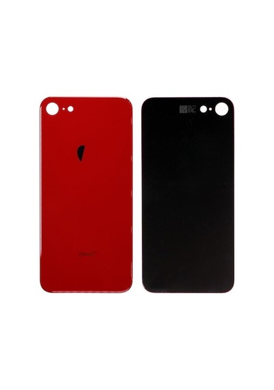 Apple iPhone Uyumlu   8 Arka Pil Kapak Batarya Kapağı Siyah