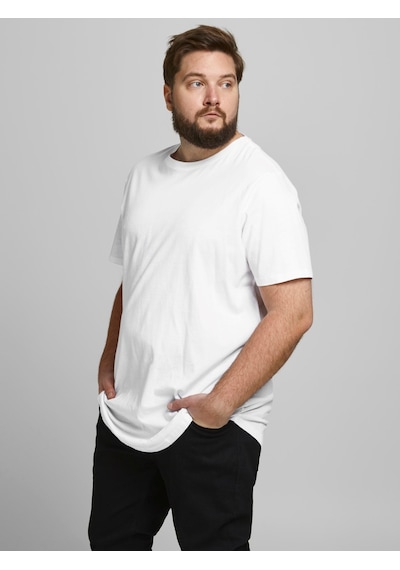 Jack & Jones Jack&jones Oversize Minimalist Erkek T-shirt - Günlük Kullanım Beyaz