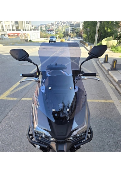 Motocam Rks Freccia Ön Cam 2022-2026 Model 55cm Füme Renkli 4mm Kısa