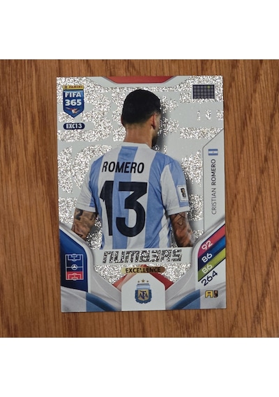 2026 Christian Romero Excellence Numbers Oyun Kartı Exc13