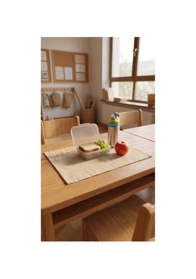 Kişiye Özel İsim Nakışlı Duck Kumaş Beslenme Örtüsü 45x35 Cm Su Ve Leke Tutmaz Kumaş - 922755444