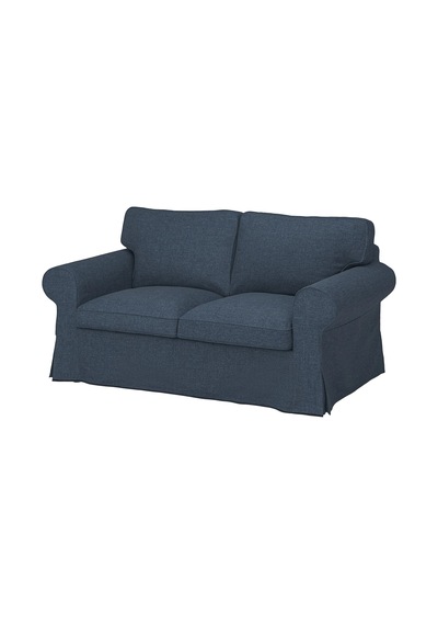 Ikea Mavi Lüks Kanepe - 2'li Kanepe