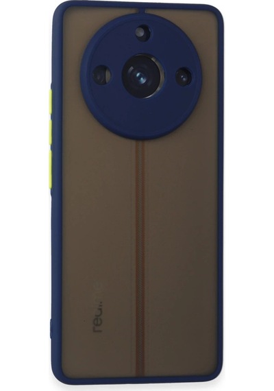 Realme 11 Pro Kılıf Montreal Silikon Kapak - Lacivert Düz Renkli
