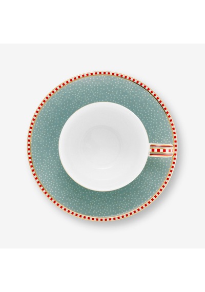 Mavi Porselen Kahve Fincan Seti 120 Ml