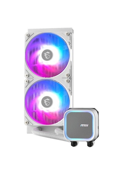 Msı Mag Corelıquıd A13 240 Whıte 240mm Argb Cpu Sıvı Soğutucusu Lga 1700/1851/am4/am5 Uyumlu