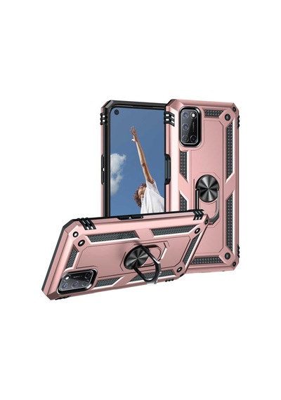 Oppo A72 Yüzüklü Standli Vega Kilif Ekran Koruyucu 510713493