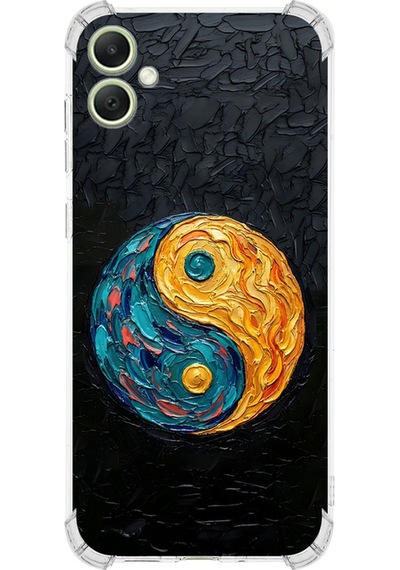 Samsung Uyumlu Galaxy A07 İle Köşe Korumalı Kılıf Metamorfoz Dualite Tasarımlı Uv Baskılı Şeffaf