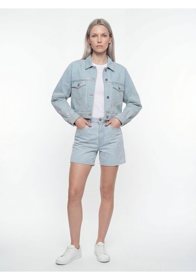 Regular Fit Kadın Ceket Denim
