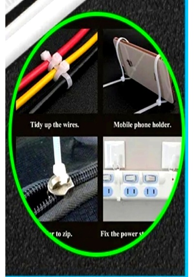 Carub Kablo Bağı - Plastik Cırt Kelepçe 4.8 400mm 100 Adet