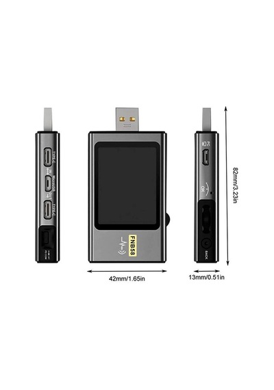 Fnırsı Fnb58 Bluetooth Usb Voltmetre Ampermetre Test Cihazı
