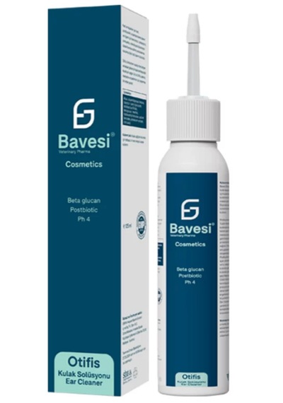 Bavesi Otıfıs Kulak Solüsyonu 125 Ml Kedi Ve Köpek Kulak Temizleyici & Kir, Kir Koku Giderici Damla