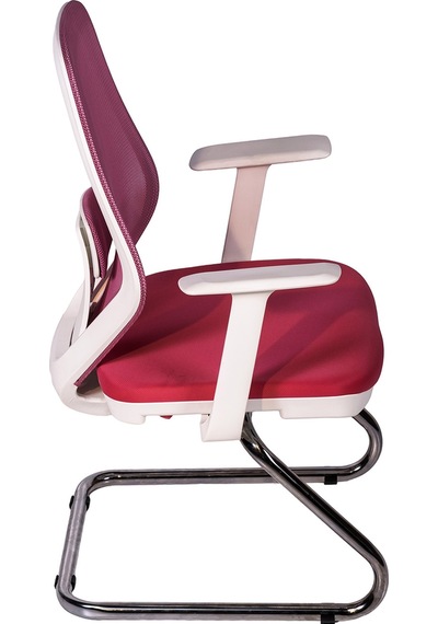Ofisbazaar Dali Beyaz Fileli Misafir Koltuğu Ergonomik Toplantı Ve Bekleme Koltuğu Pembe Pembe Ofisbazaar Dali Beyaz Fileli Misafir Koltuğu Ergonomik Toplantı Ve Bekleme Koltuğu Pembe Pembe