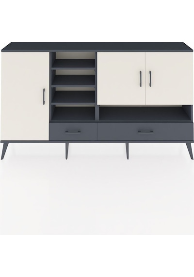 Arges Konsol 8 Raflı 2 Çekmeceli 3 Kapaklı 176x30x99 Antrasit-aytaşı/antrasit Aytası/antrasıt - Antrasıt Arges Konsol 8 Raflı 2 Çekmeceli 3 Kapaklı 176x30x99 Antrasit-aytaşı/antrasit Aytası/antrasıt - Antrasıt