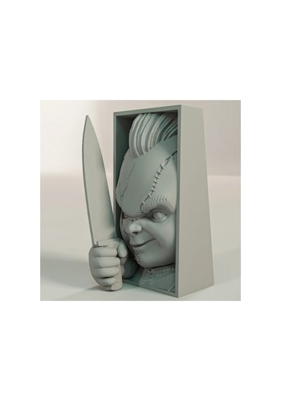 Chucky Tasarımlı Book Nook Kitap Arası Dekoru