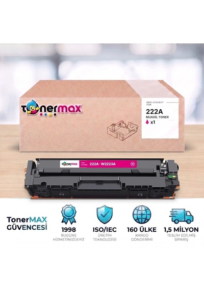 Hp Laserjet Pro 3288 W2223a Kırmızı Muadil Toner Çipli 1.200 Sayfa