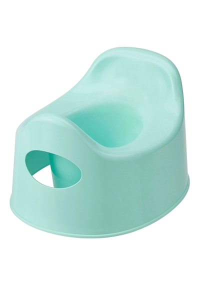 Çocuk Lazımlığı Yükseklik 18 Cm Pratik Kaymaz Lazımlık Turkuaz