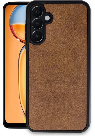 Durukar Samsung Galaxy A36 Kılıf Aras Deri Kapak - Taba